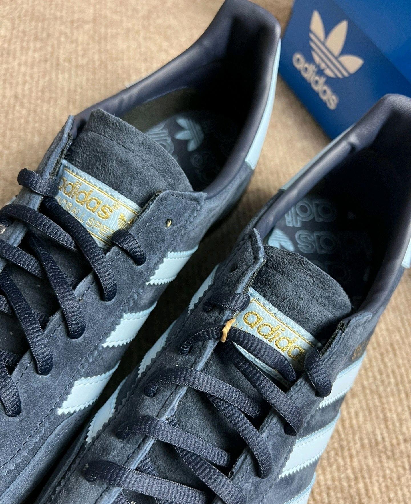 adidas originals HANDBALL SPEZIAL 绒面革 舒适 耐磨 防滑 低帮